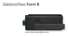 Form B Black satin